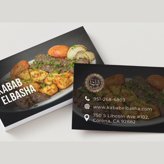 Restaurant Business Card designed and printed by Signs Lord