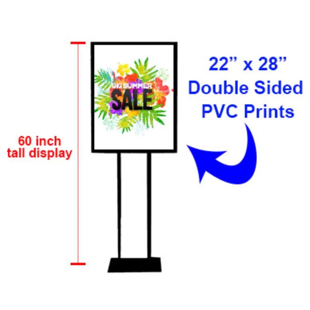 22" x 28" Poster Stand Display