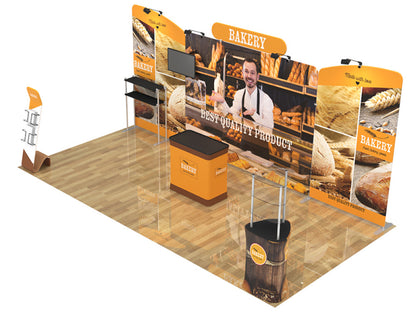 10x20ft Custom Trade Show Booth H