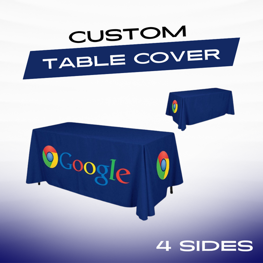 Custom Table cover - 6ft - 4 sided